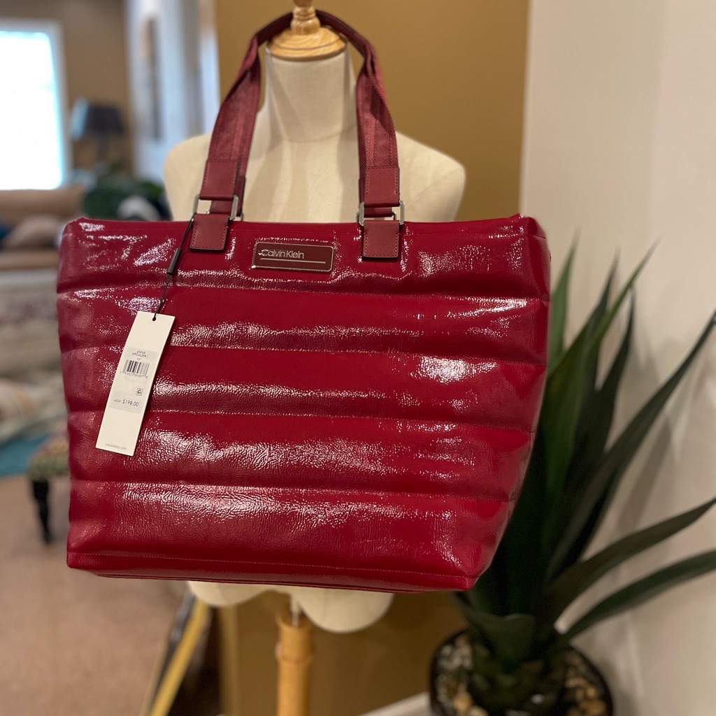 New Calvin Klein Jaina Double Handle Tote